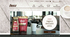 Desktop Screenshot of friele.no